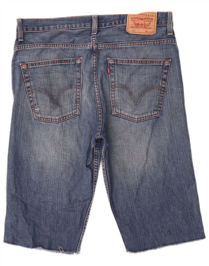LEVI'S Ανδρικό Σορτς Τζιν 507 W34 Μεγάλο Μπλε Βαμβακερό