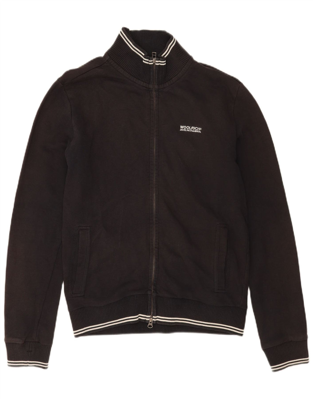 Ανδρική φόρμα Woolrich Top Jacket Μεσαίο μαύρο βαμβακερό