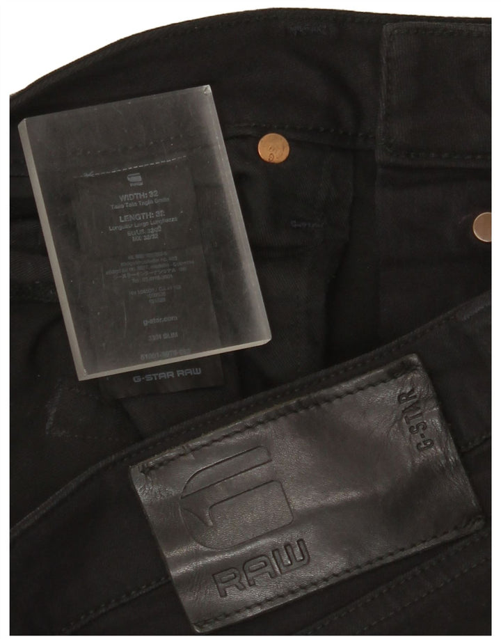 Ανδρικό Slim Jeans G-Star W32 L32 Μαύρο βαμβακερό