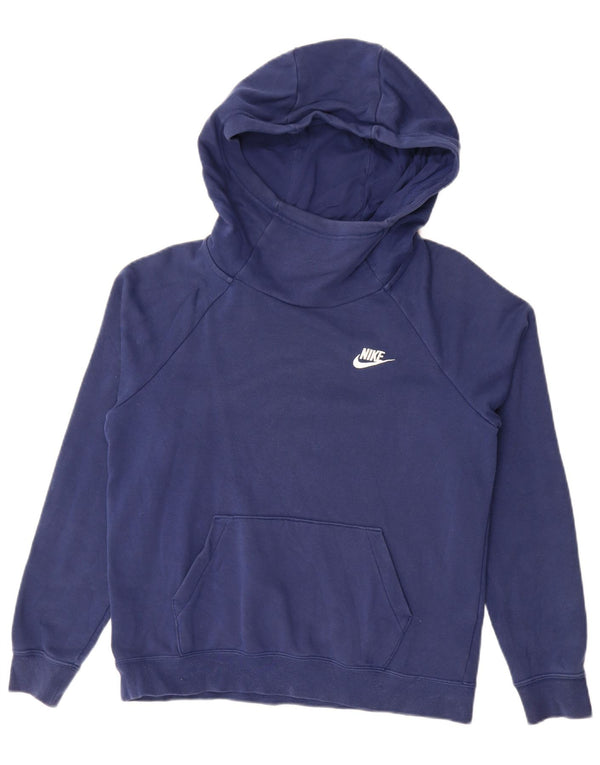 Nike γυναικείο μπλουζάκι με κουκούλα μεγάλου μεγέθους, βαμβακερό 10 μικρού μεγέθους