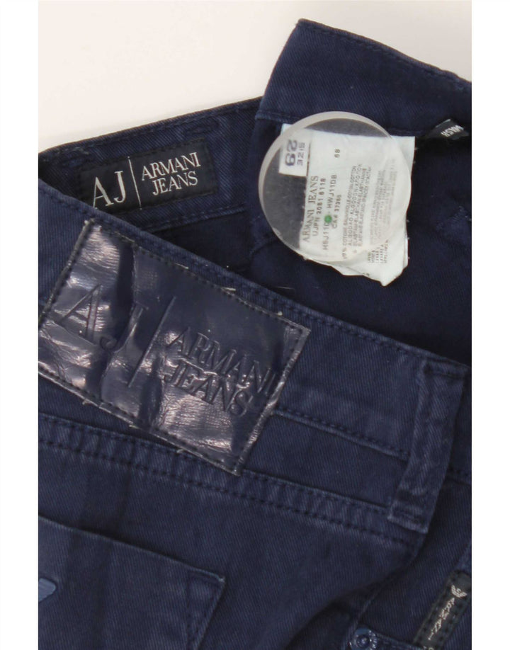 Armani Γυναικείο Straight Jeans W29 L27 Navy Blue Cotton