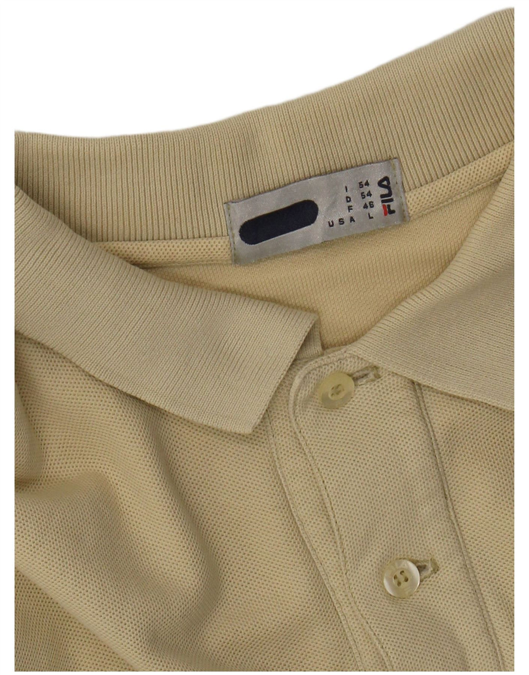 Ανδρικό μπλουζάκι πόλο FILA IT 54 XL Μπεζ