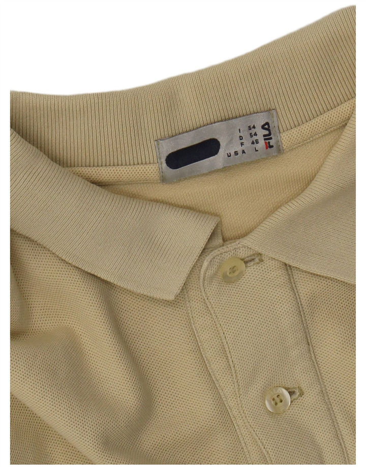 Ανδρικό μπλουζάκι πόλο FILA IT 54 XL Μπεζ
