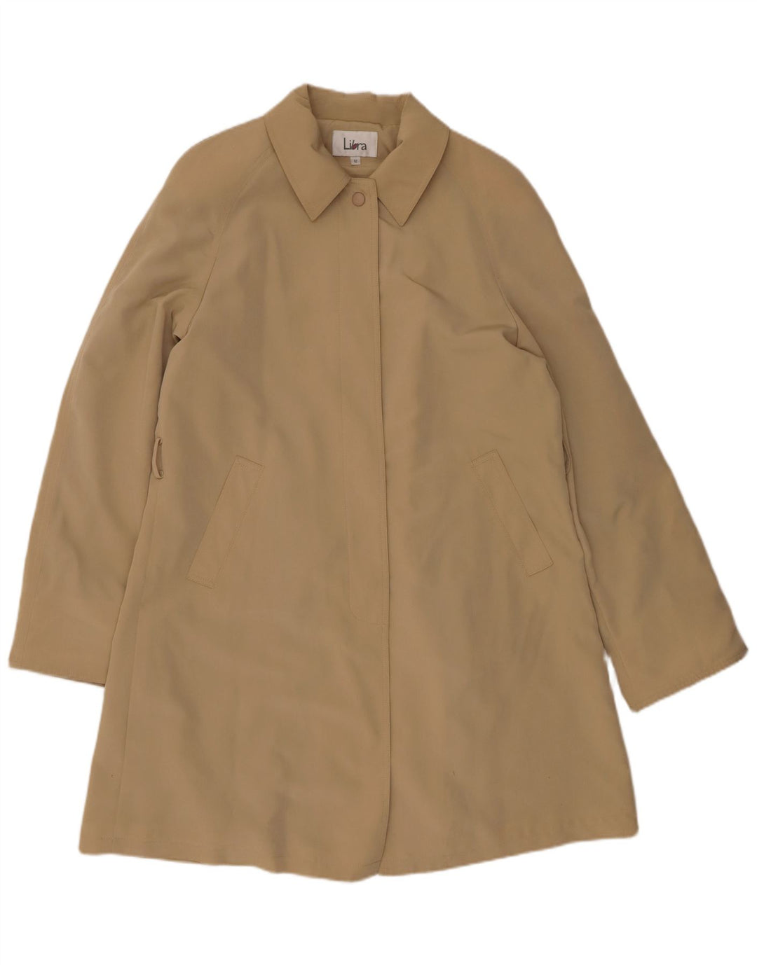 Libra Γυναικείο Παλτό US 12 Large Beige Polyester