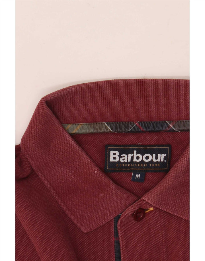 Ανδρικό μπλουζάκι πόλο Barbour, μεσαίο μπορντό