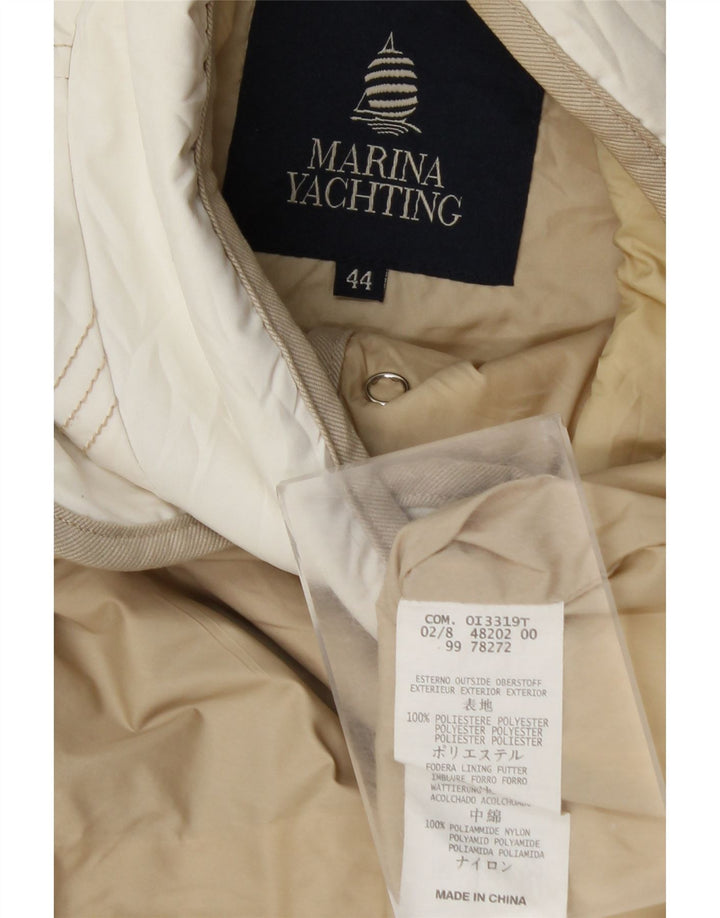 Marina Yachting Womens Gilet IT 44 Medium White Polyester