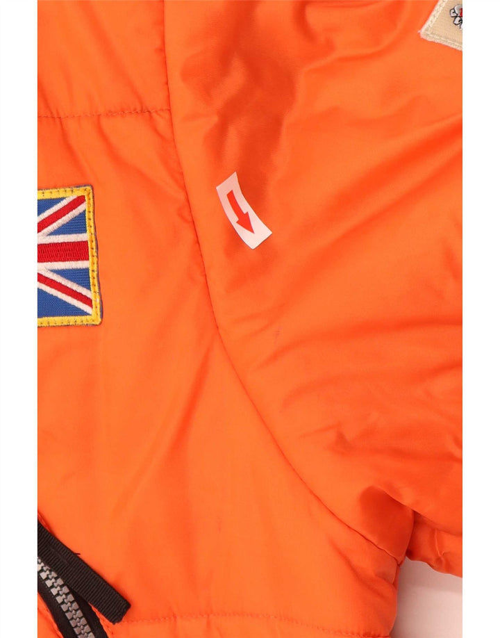 Explorer Ανδρικό γραφικό μπουφάν σκι UK 40 Large Orange