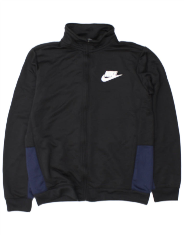 Μπουφάν Nike Boys αθλητική φόρμα 13-14 ετών XL Μαύρο πολύχρωμο πολυεστέρα