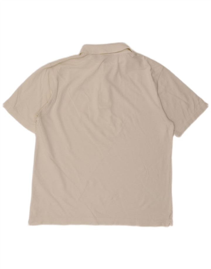 LACOSTE Mens Polo Shirt Size 5 Large White