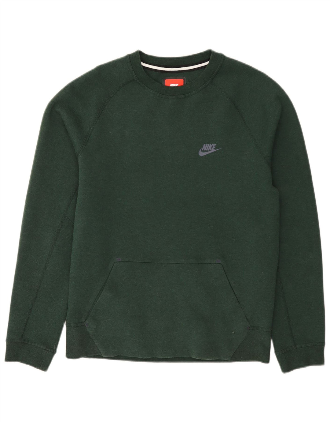 Ανδρικό φούτερ NIKE Jumper από μικρό πράσινο βαμβακερό