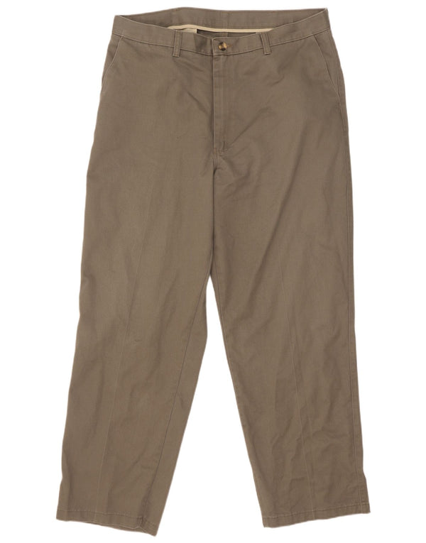Ανδρικό ίσιο παντελόνι Chino Wrangler W38 L32 Μπεζ βαμβακερό