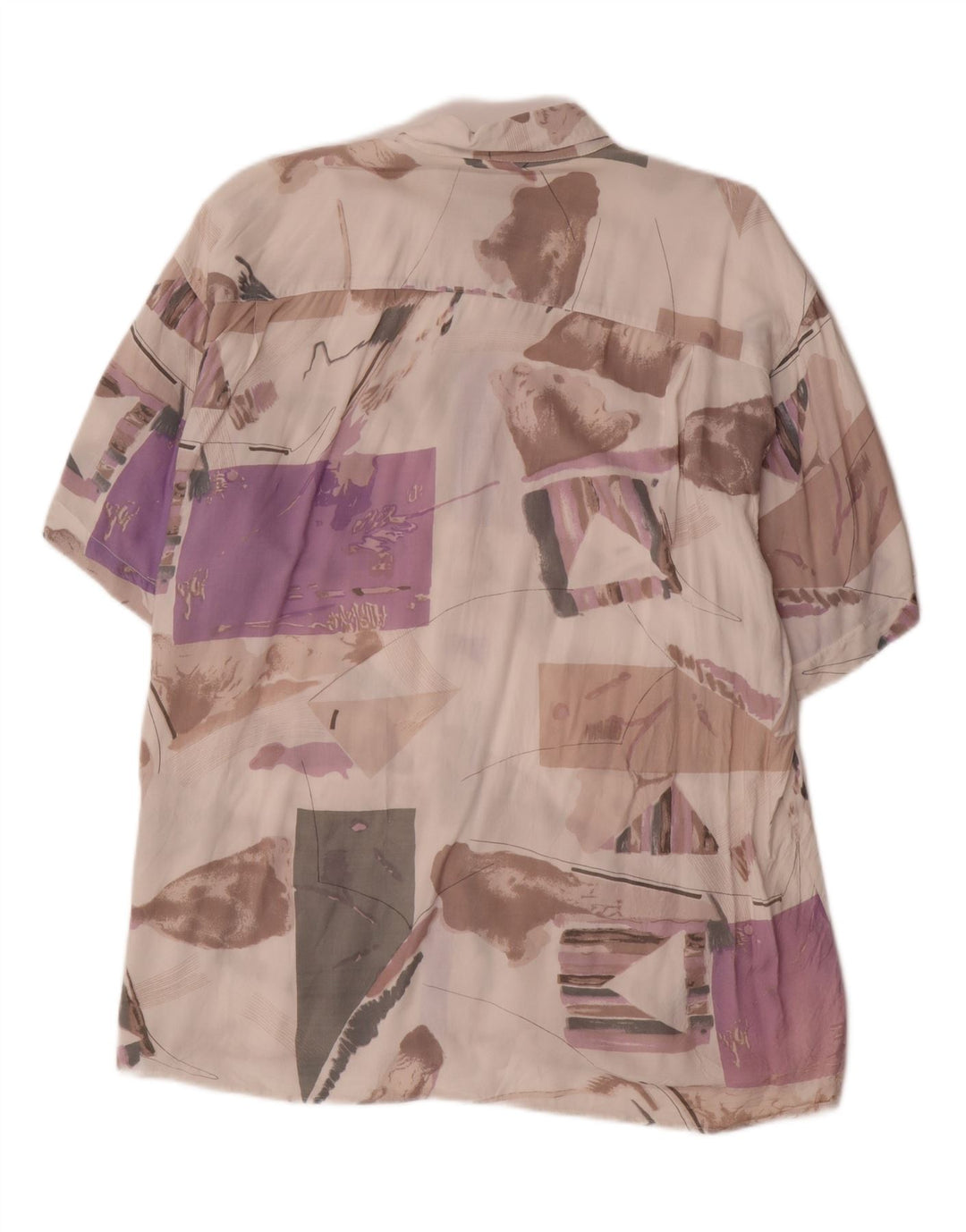 Ανδρικό πουκάμισο VINTAGE Abstract Pattern Μέγεθος 43/44 XL Πολύχρωμο