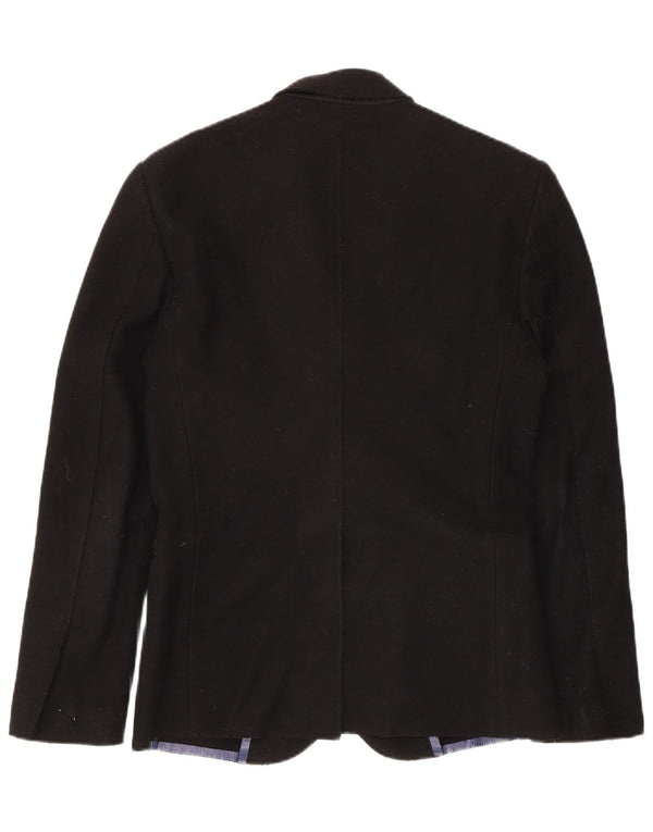Στολή National Mens Blazer Jacket IT 44 XS Black Wool