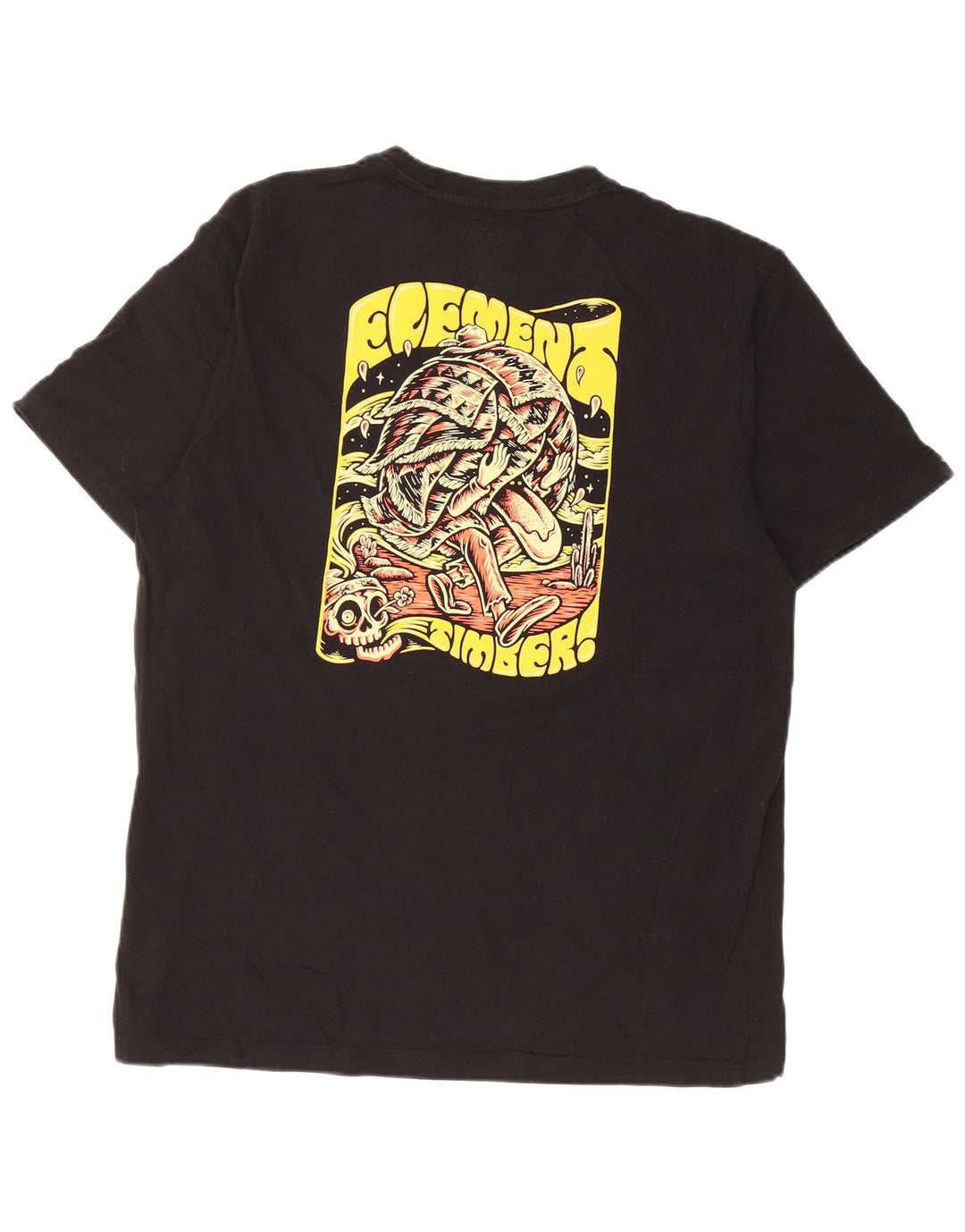 Element Ανδρικό T-Shirt Regular Fit Top Μεσαίο μαύρο βαμβακερό