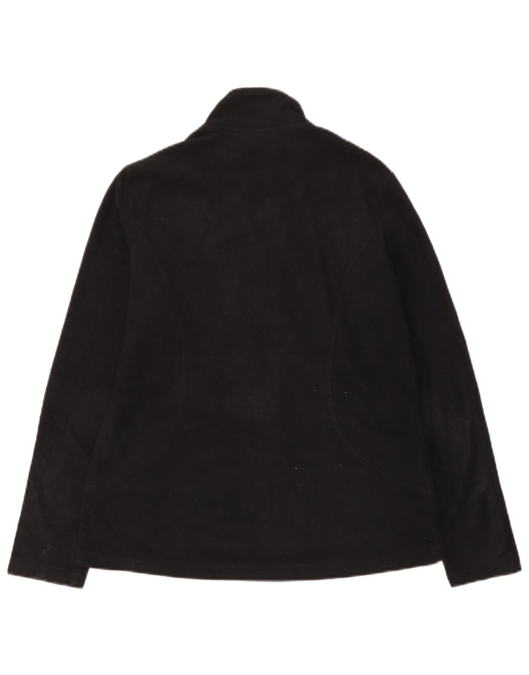 Marks & Spencer Γυναικείο Fleece Jacket UK 12 Medium Black Polyester