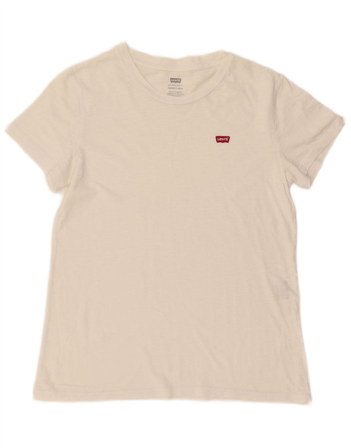 Ανδρικό T-Shirt Levi's Perfect Crew Top Small White