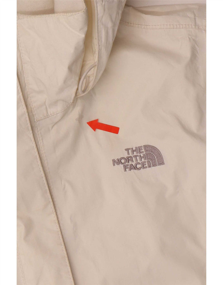 The North Face γυναικείο μπουφάν βροχής με κουκούλα UK 14 Medium White Nylon