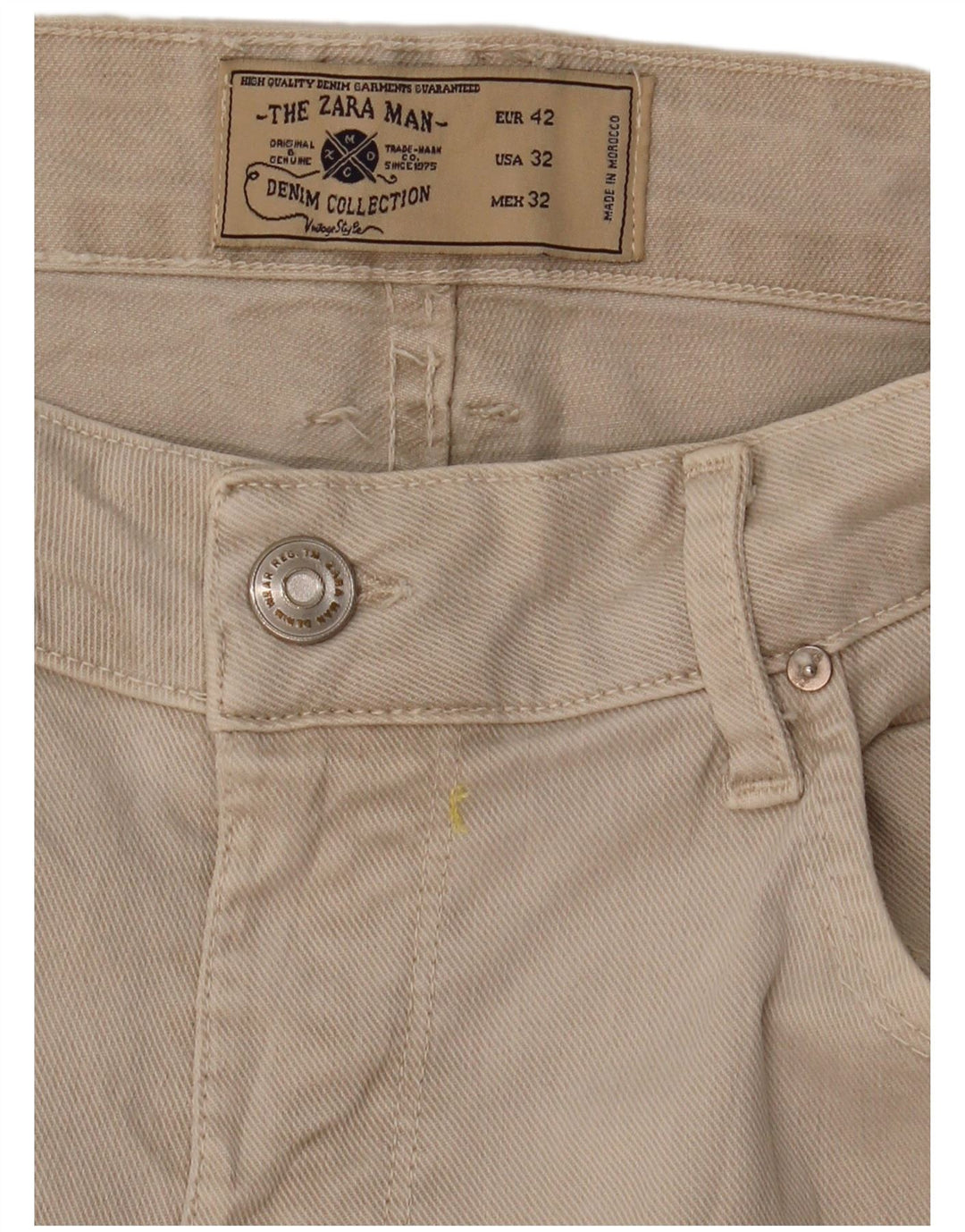 Zara Ανδρικό σορτς casual EU 42 Large W32 Beige