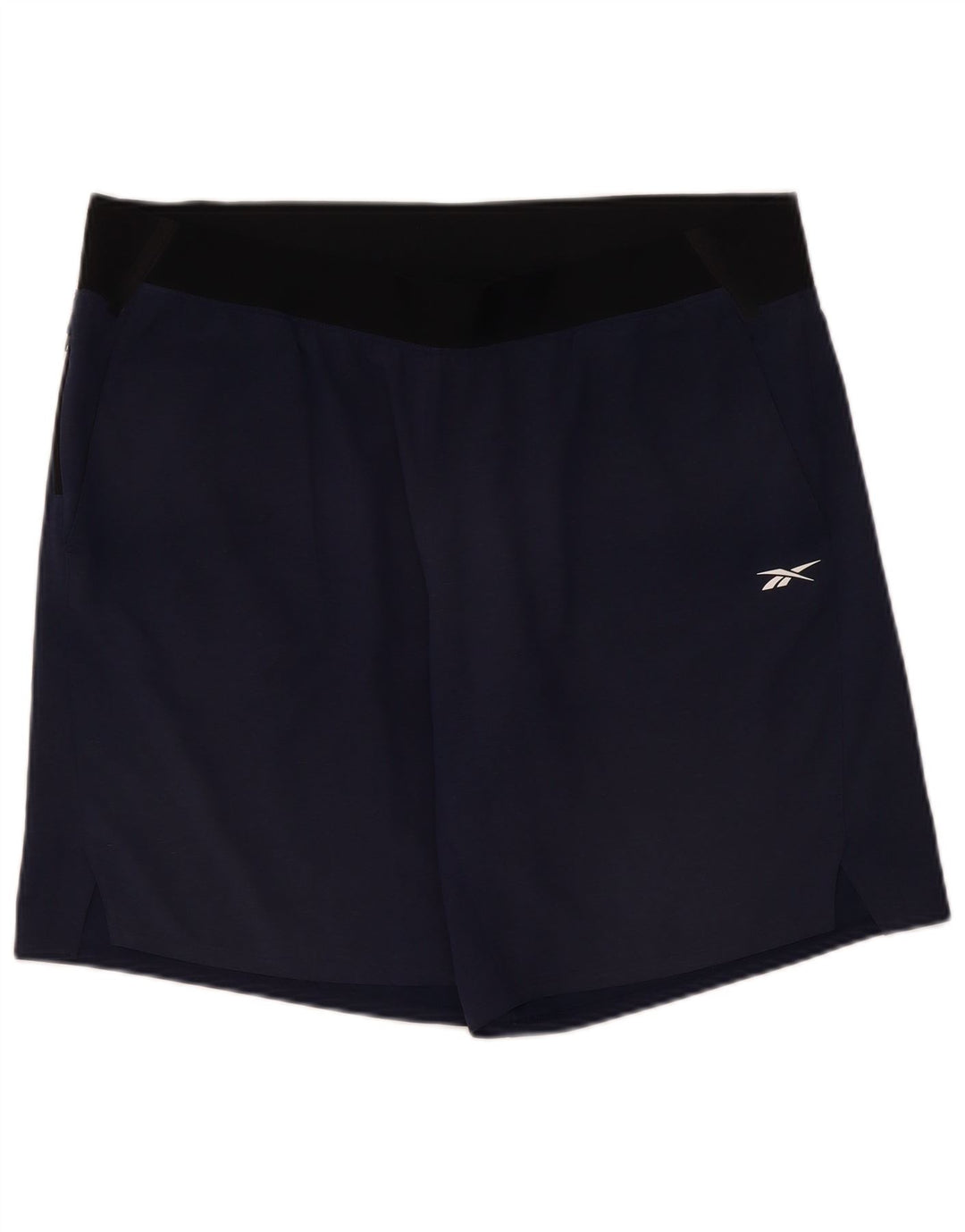 Ανδρικό αθλητικό σορτς Reebok XL Navy Blue Colorblock Πολυεστέρας