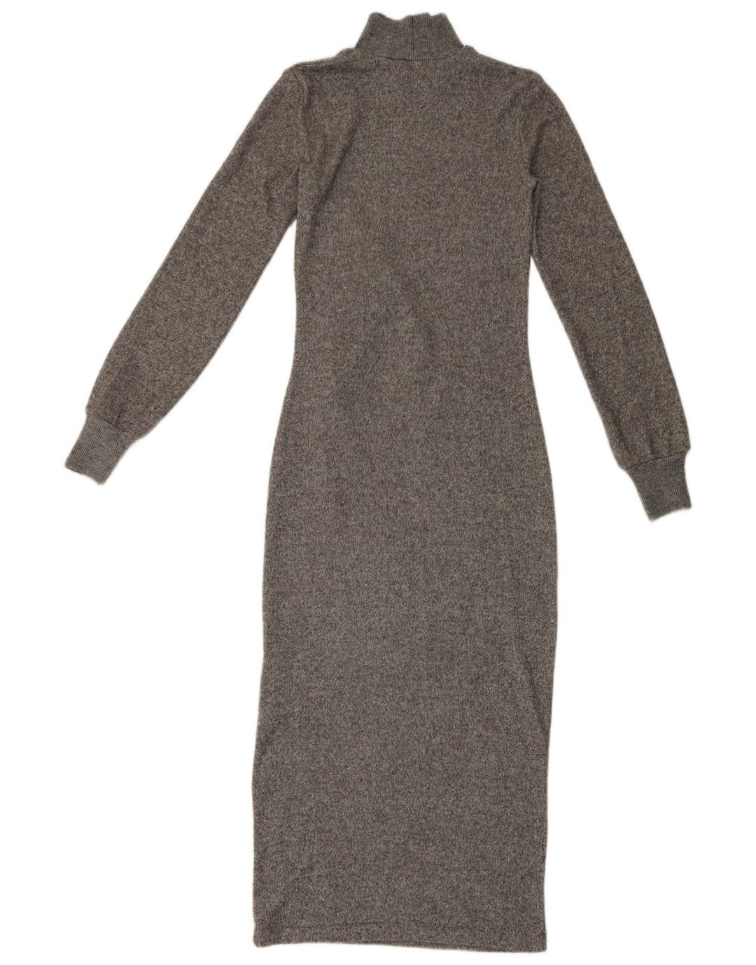 Zara Γυναικείο μακρυμάνικο Maxi Φόρεμα UK 8 Small Grey