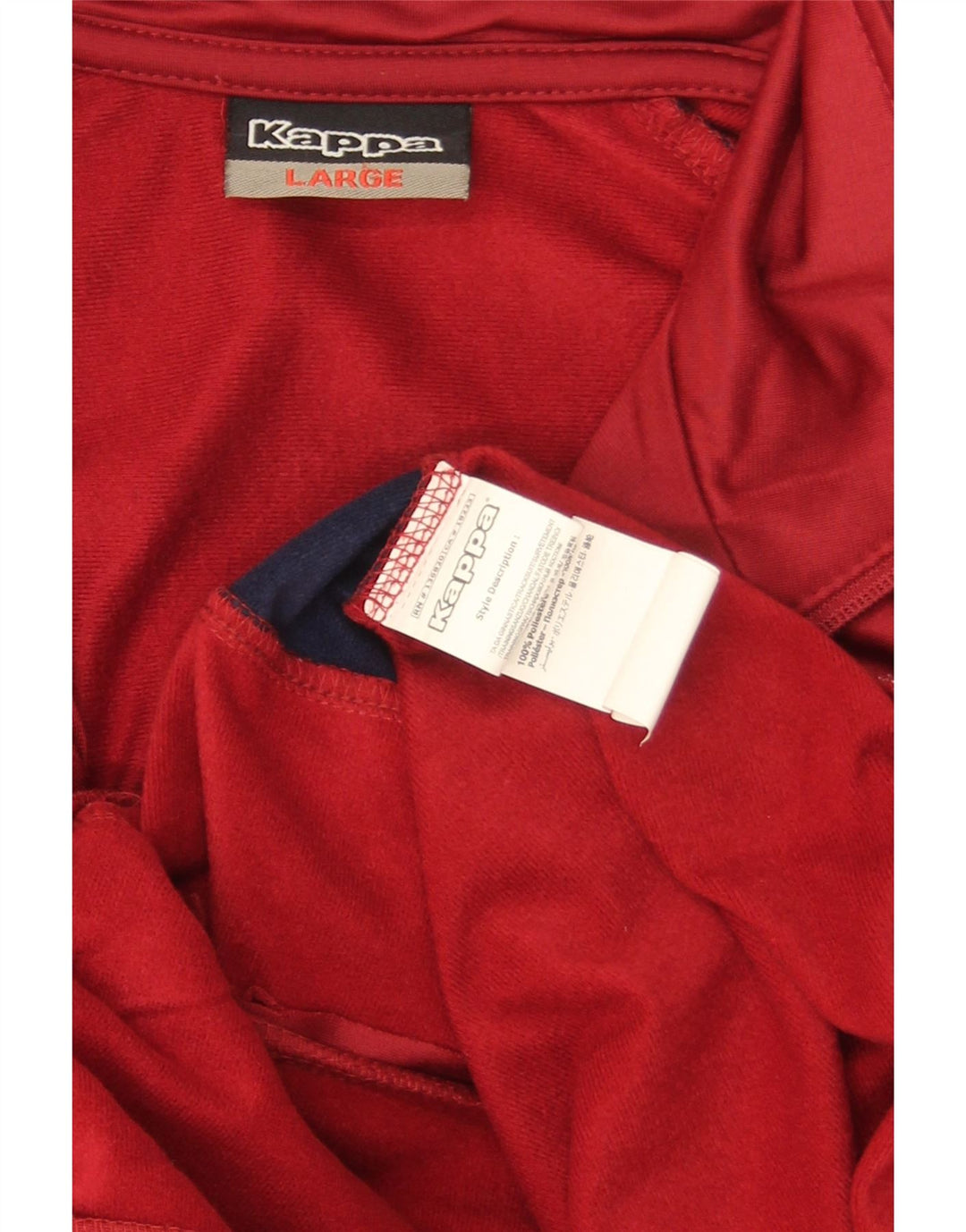 Ανδρική φόρμα γραφικής Kappa Top Jacket Μεγάλο Κόκκινο Πολυεστέρας