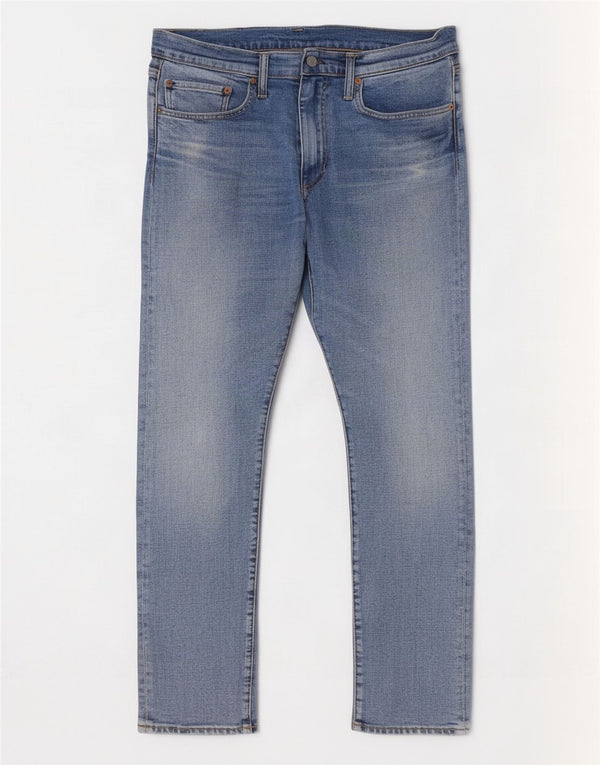 Levi's Mens 512 Slim Tapered Jeans W34 L30 Blue Cotton