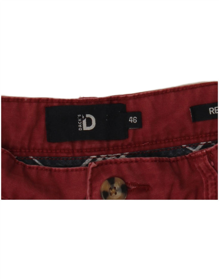 Ανδρικό σορτς Chino Dack's Regular IT 46 Small W33 Burgundy