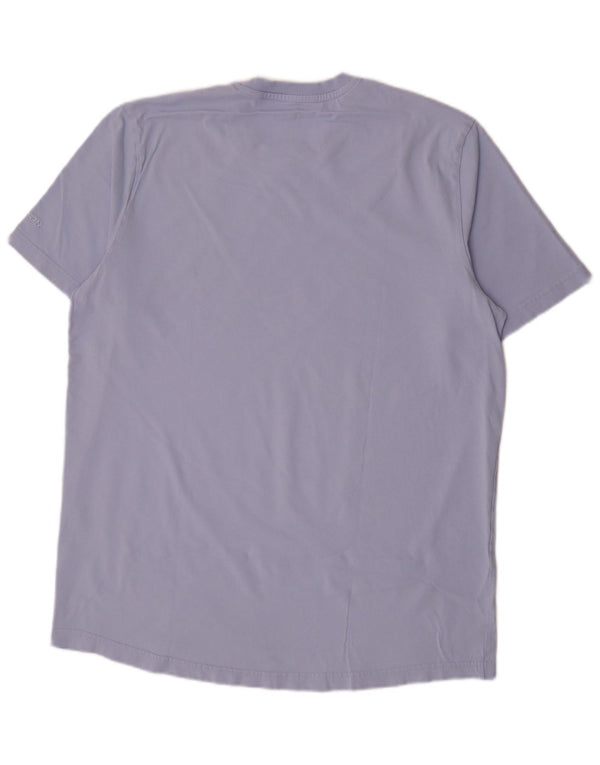 Ανδρικό T-Shirt Adidas Top μεγάλο μωβ βαμβακερό