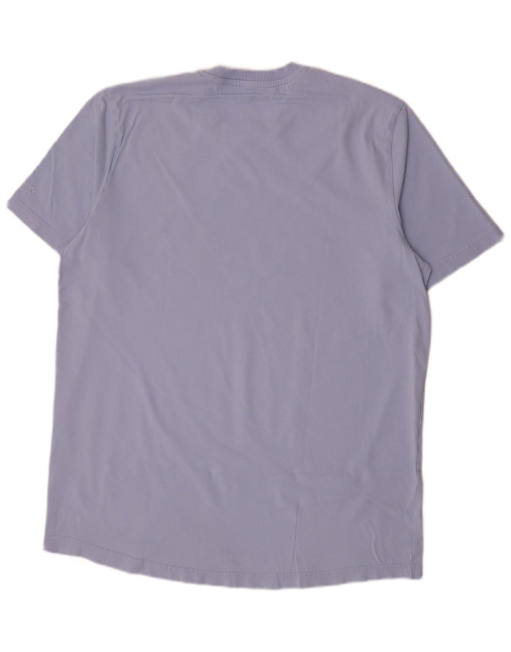 Ανδρικό T-Shirt Adidas Top μεγάλο μωβ βαμβακερό
