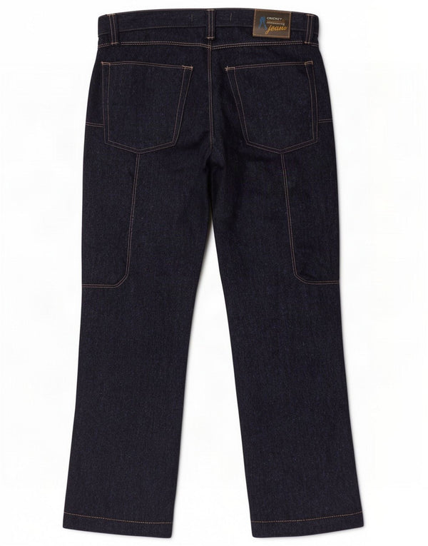 Vintage Ανδρικό ίσιο καθημερινό παντελόνι IT 46 Small W32 L30 Navy Blue