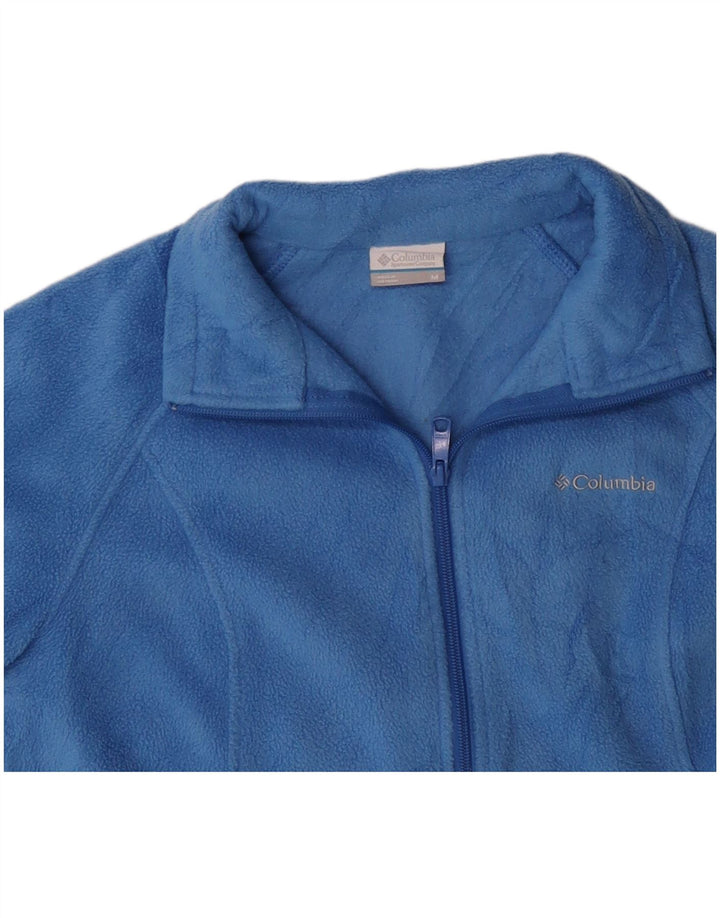 COLUMBIA Γυναικείο Fleece Jacket UK 14 Medium Blue Polyester