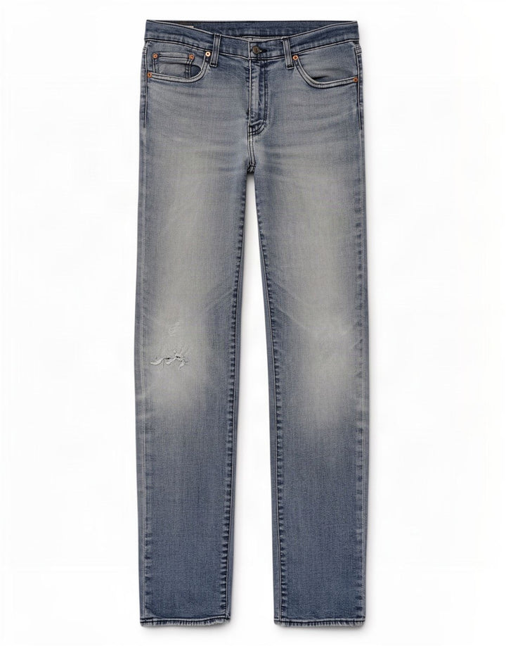 Levi's Mens 511 Distressed Slim Jeans W34 L36 Blue Cotton