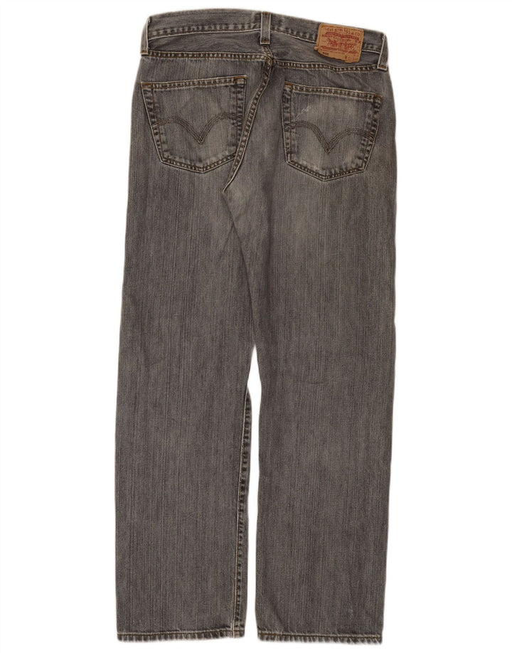 Levi's Mens 501 Straight Jeans W33 L30 Grey