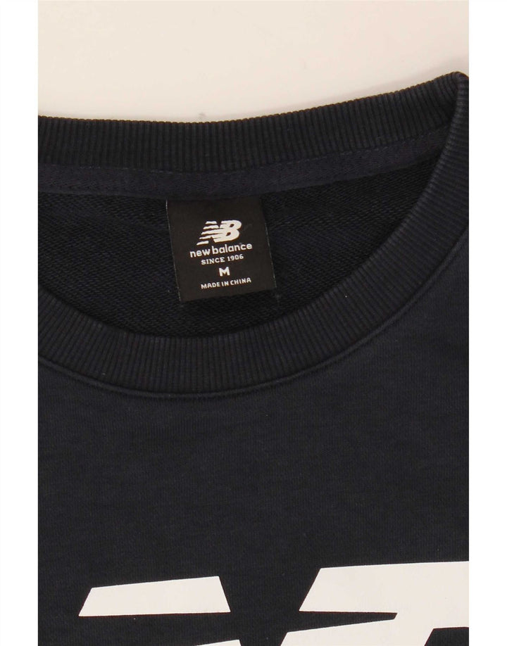 Ανδρικό γραφικό φούτερ New Balance Jumper Medium Navy Blue