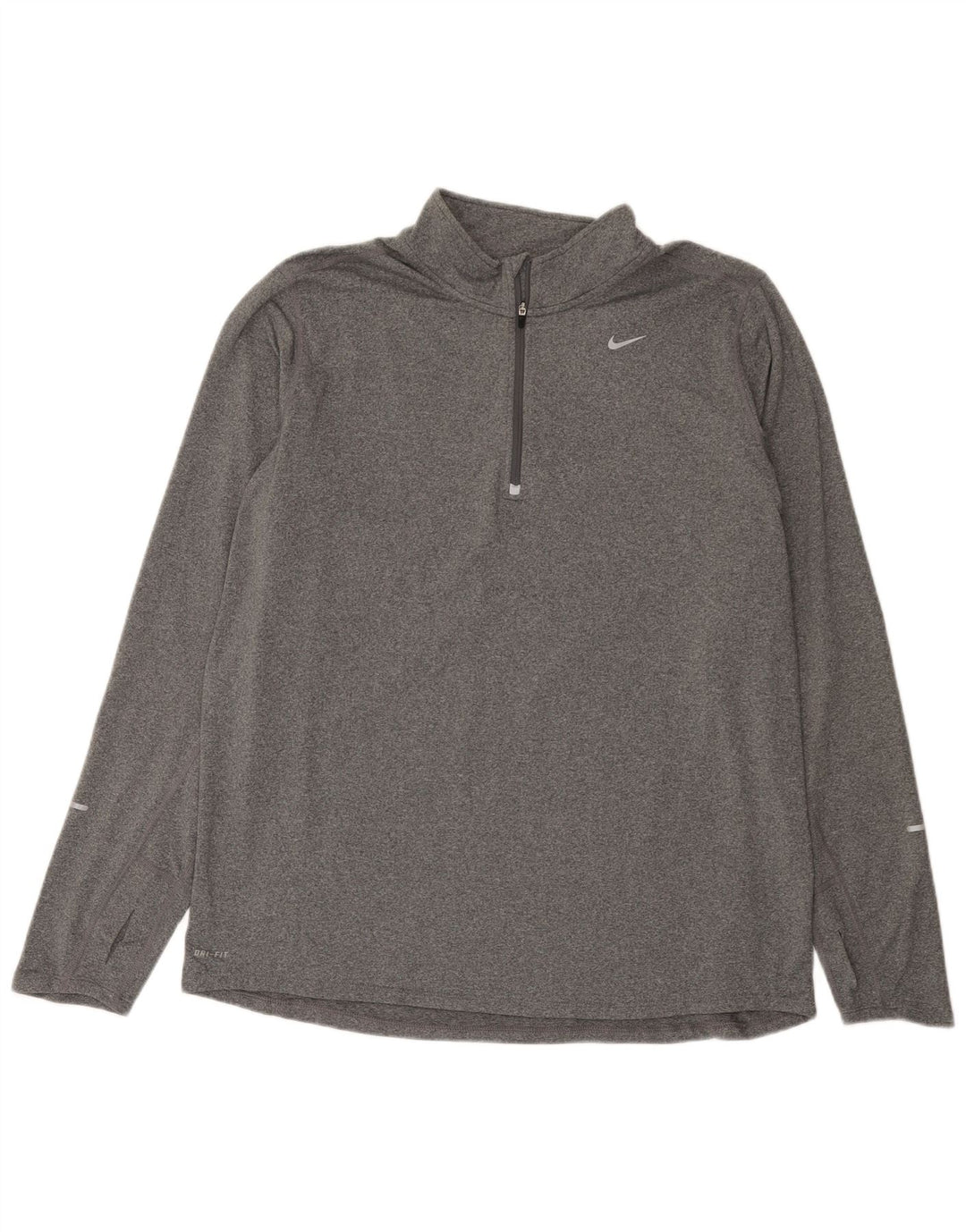 Μακρυμάνικο μπλουζάκι Nike ανδρικό Dri Fit με φερμουάρ XL πολυεστέρας