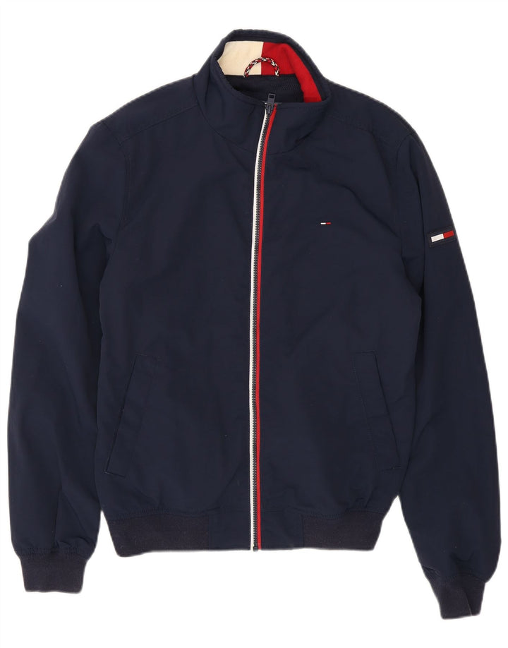 Ανδρικό μπουφάν Tommy Hilfiger Bomber UK 36 Small Navy Blue Polyamide