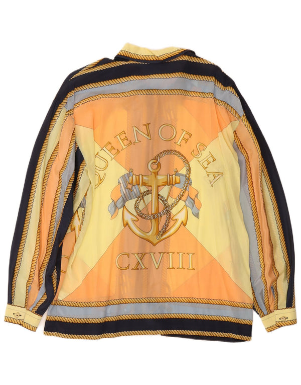 Vintage γυναικείο πουκάμισο See Through IT 50 XL Πολύχρωμο Ναυτικό
