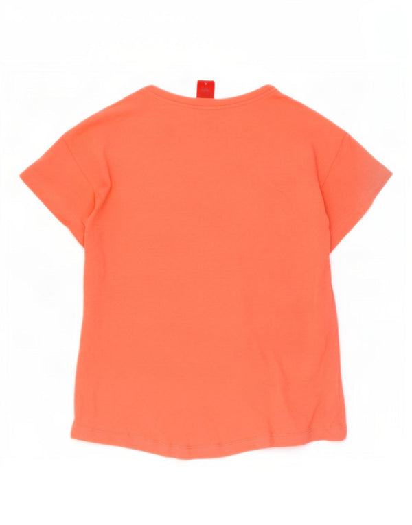 Champion Womens Heritage Fit Graphic T-shirt Top UK 8 Small Pink