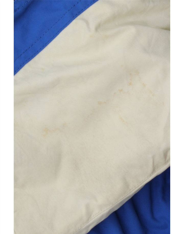 Spyder Boys Hooded Ski Jacket 15-16 Years XL Blue Colorblock Polyester