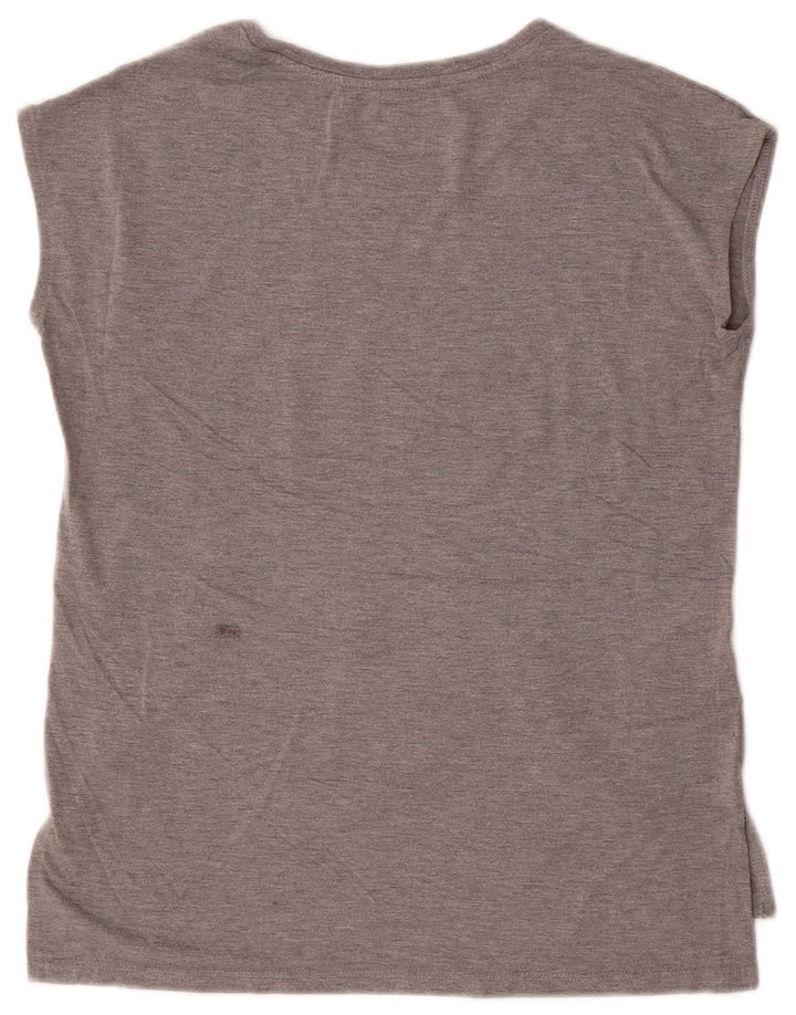 Fila Γυναικείο γραφικό T-Shirt Top UK 14 Medium Grey
