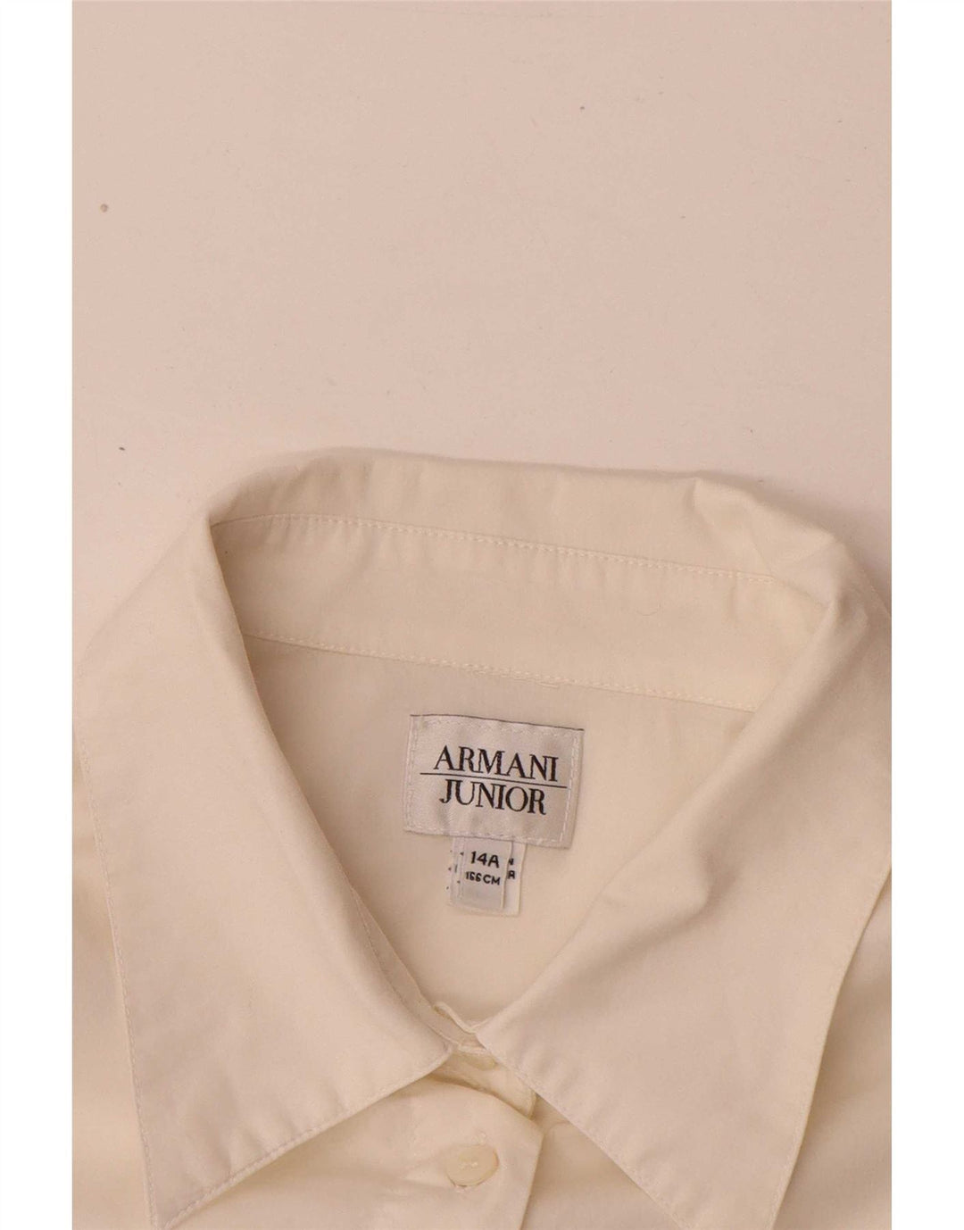 Armani Junior Κοριτσίστικο πουκάμισο 13-14 ετών Λευκό βαμβακερό