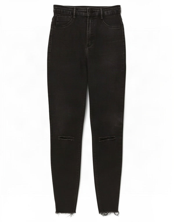 Zara Γυναικεία Trafaluc Ψηλόχρωμα Skinny Jeans EU 38 Small W28 L28 Grey