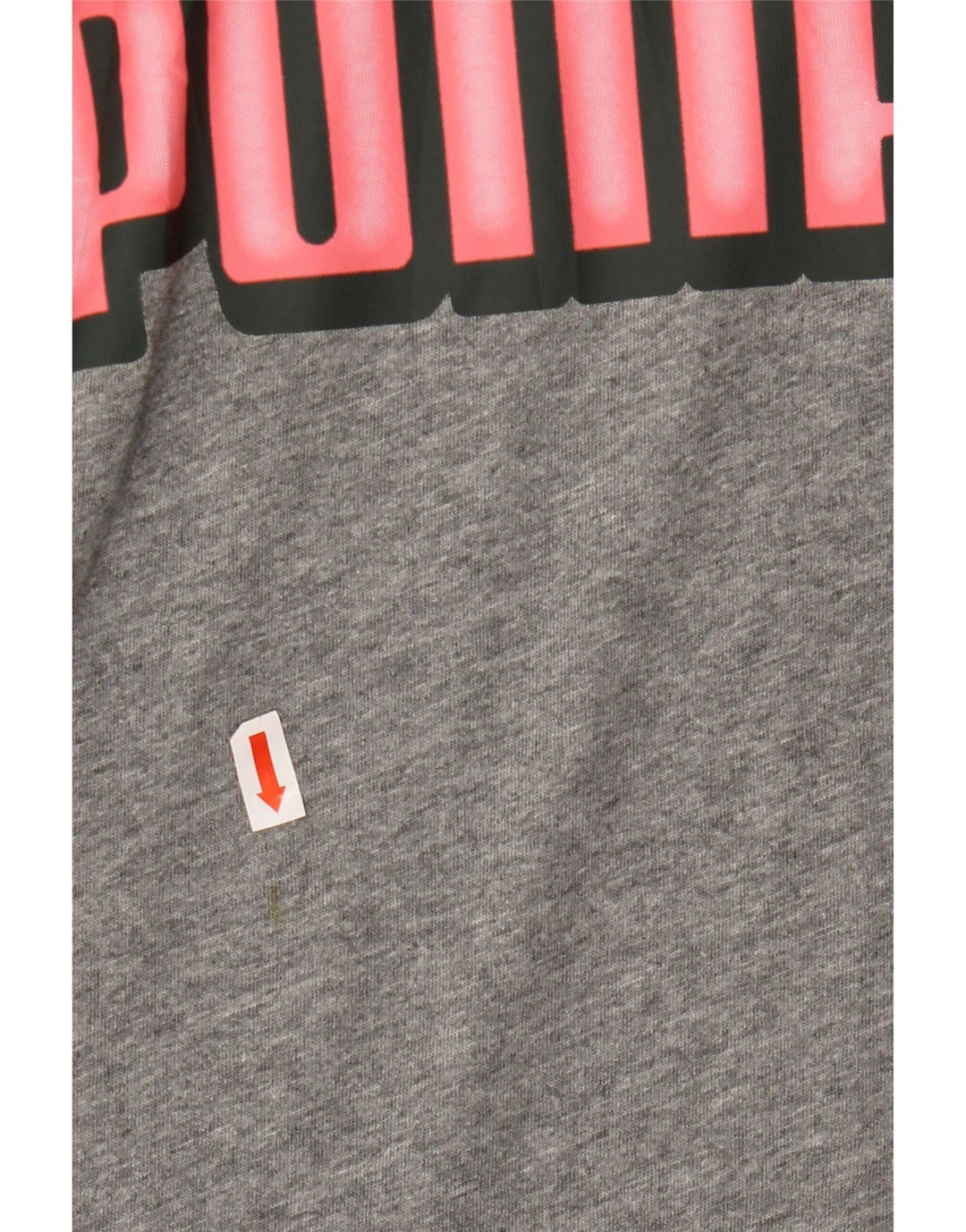 Ανδρικό γραφικό μπλουζάκι PUMA Top Large Grey