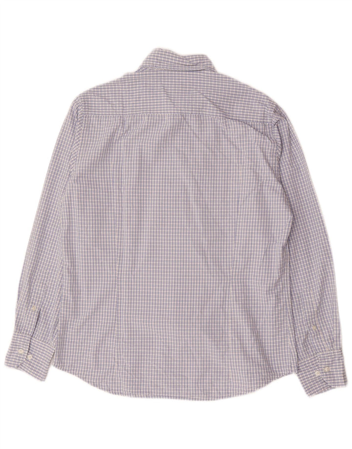 Ανδρικό πουκάμισο KAPPA μεγάλο μπλε βαμβακερό Gingham