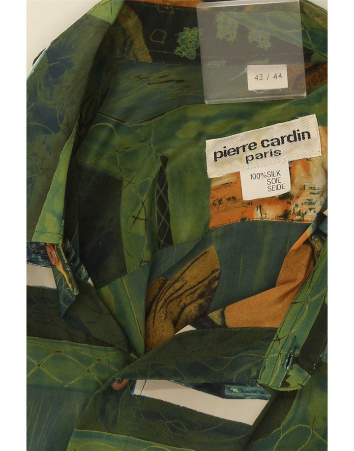 Pierre Cardin Ανδρικό πουκάμισο Abstract Pattern Μέγεθος 43/44 Μεγάλο πολύχρωμο