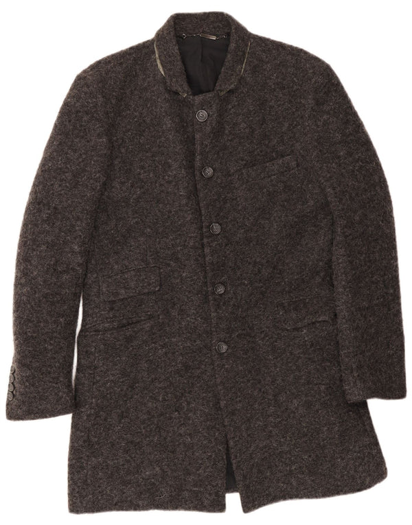 Ανδρικό πανωφόρι Guess UK 40 Large Grey Wool