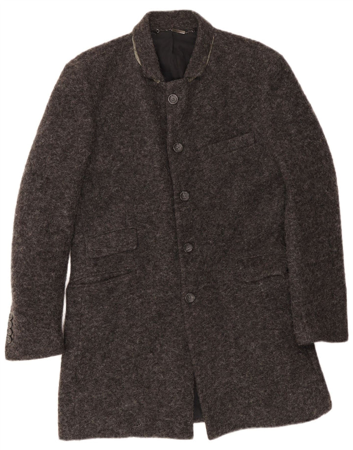Ανδρικό πανωφόρι Guess UK 40 Large Grey Wool