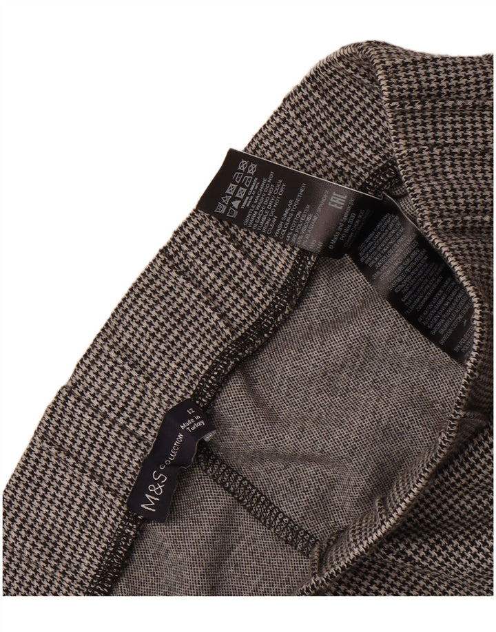 Marks & Spencer Γυναικείο Cropped Παντελόνι UK 12 Medium W28 L24 Grey