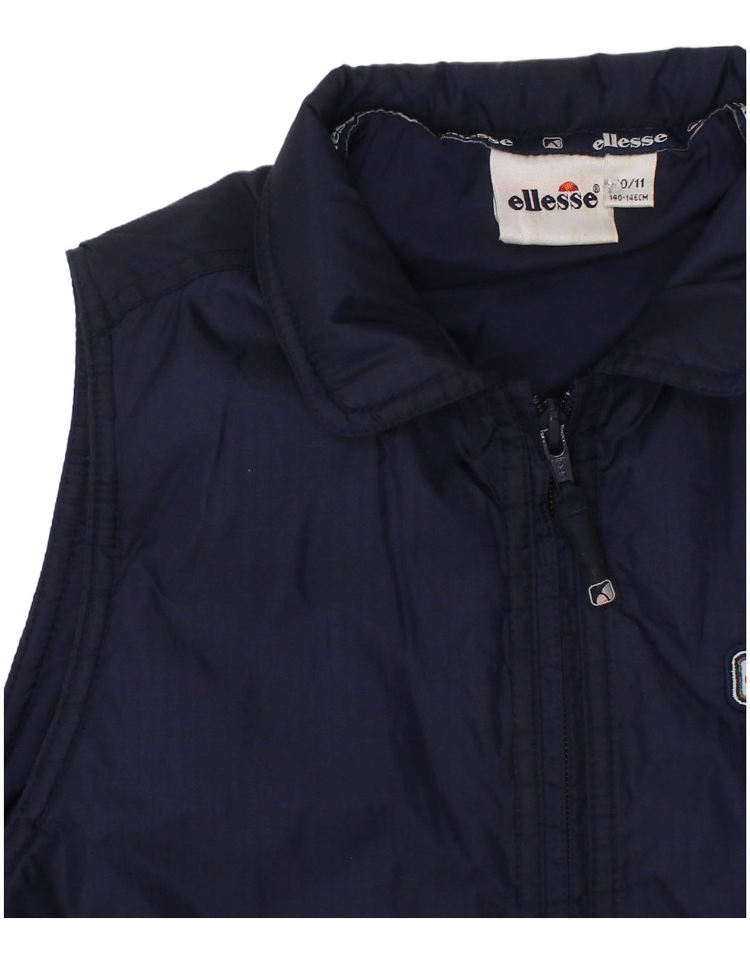 Ellesse Boys Pullover Gilet 10-11 Years Navy Blue Polyester