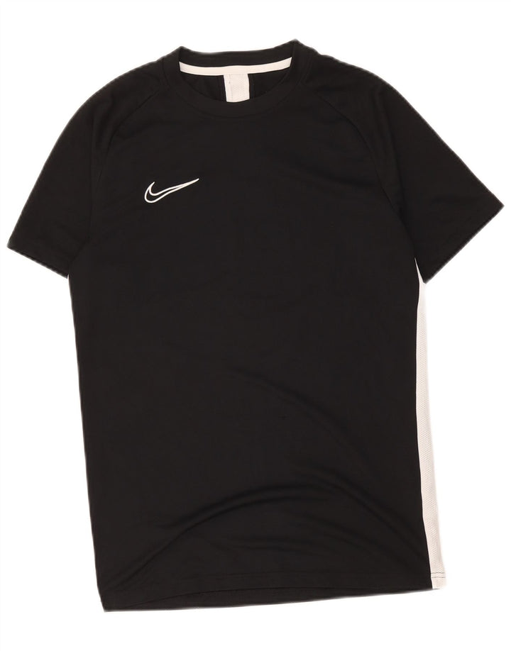 Γυναικείο μπλουζάκι Nike Dri Fit Top 14 μεσαίου μαύρου χρώματος πολυεστέρας